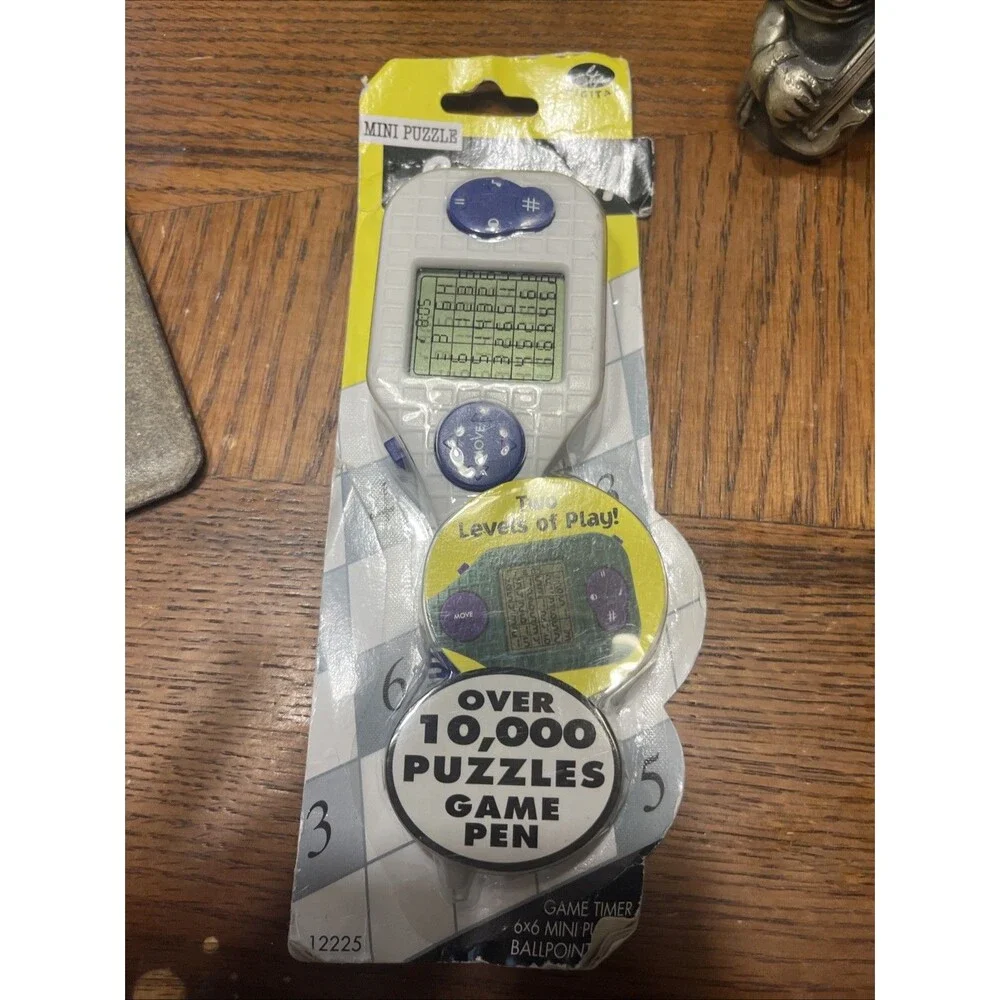 Sudoku Electronic Game Mini Handheld Pen 6X6 Digital 10,000 Puzzles New Sealed